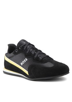 Sneakersy Boss - Rusham 50464551 10240037 01 Charcoal ze sklepu eobuwie.pl w kategorii Buty sportowe męskie - zdjęcie 135177553