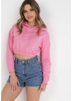 Różowa Bluza Chlororeia ze sklepu Born2be Odzież w kategorii Bluzy damskie - zdjęcie 135197971