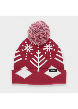 Damska zimowa czapka OUTHORN CAD605 - czerwona ze sklepu Sportstylestory.com w kategorii Czapki zimowe damskie - zdjęcie 135204784