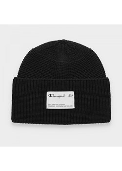 Czapka zimowa uniseks CHAMPION HERITAGE BEANIE CAP - czarna ze sklepu Sportstylestory.com w kategorii Czapki zimowe damskie - zdjęcie 135206661