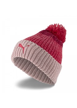 Damska czapka zimowa z pomponem PUMA Pom Beanie - różowa ze sklepu Sportstylestory.com w kategorii Czapki zimowe damskie - zdjęcie 135207134