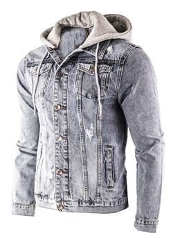 Przejściowa kurtka jeansowa MJ505BC light jeans ze sklepu Risardi w kategorii Kurtki męskie - zdjęcie 135242632