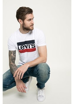 Levi&apos;s - T-shirt 39636.0000-white ze sklepu ANSWEAR.com w kategorii T-shirty męskie - zdjęcie 135273443