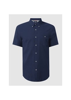 Koszula lniana o kroju regular fit ze sklepu Peek&Cloppenburg  w kategorii Koszule męskie - zdjęcie 135455600