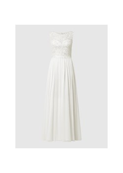 Suknia ślubna z koronki i szyfonu ze sklepu Peek&Cloppenburg  w kategorii Sukienki - zdjęcie 135456001