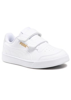 Puma Sneakersy Shuffle V Ps 375689 04 Biały ze sklepu MODIVO w kategorii Trampki dziecięce - zdjęcie 135468614