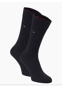 Tommy Hilfiger Skarpety pakowane po 2 szt. Mężczyźni Bawełna granatowy jednolity ze sklepu vangraaf w kategorii Skarpetki męskie - zdjęcie 135475622