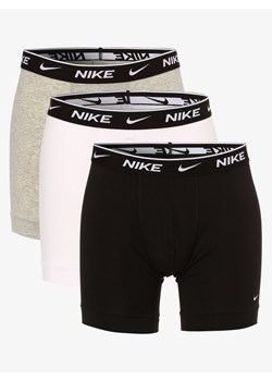Nike Obcisłe bokserki pakowane po 3 szt. Mężczyźni Dżersej biały jednolity ze sklepu vangraaf w kategorii Majtki męskie - zdjęcie 135475974
