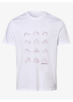ARMEDANGELS - T-shirt męski – Jaames Many Mountains, biały ze sklepu vangraaf w kategorii T-shirty męskie - zdjęcie 135476274