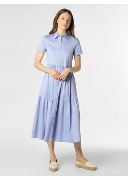 HUGO Sukienka damska Kobiety Bawełna jasnoniebieski jednolity ze sklepu vangraaf w kategorii Sukienki - zdjęcie 135478021