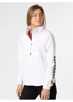 Superdry Kurtka damska Kobiety Sztuczne włókno biały jednolity ze sklepu vangraaf w kategorii Kurtki damskie - zdjęcie 135478112