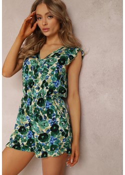 Zielony Kombinezon Eline ze sklepu Renee odzież w kategorii Kombinezony damskie - zdjęcie 135479413