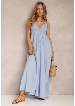Jasnoniebieska Sukienka Agarania ze sklepu Renee odzież w kategorii Sukienki - zdjęcie 135479483