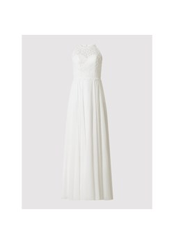 Suknia ślubna z koronki i szyfonu ze sklepu Peek&Cloppenburg  w kategorii Sukienki - zdjęcie 135512623