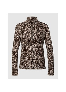 Bluzka z długim rękawem ze zwierzęcym nadrukiem ze sklepu Peek&Cloppenburg  w kategorii Bluzki damskie - zdjęcie 135512730