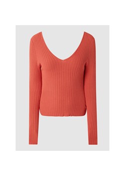 Sweter z prążkowaną fakturą model ‘Mary’ ze sklepu Peek&Cloppenburg  w kategorii Swetry damskie - zdjęcie 135515600