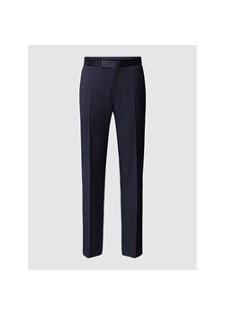 Spodnie do garnituru o kroju slim fit z paskami w kontrastowym kolorze ze sklepu Peek&Cloppenburg  w kategorii Spodnie męskie - zdjęcie 135603460