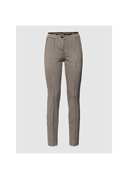 Spodnie materiałowe o kroju slim fit w pepitkę model ‘Rhona’ ze sklepu Peek&Cloppenburg  w kategorii Spodnie damskie - zdjęcie 135605113