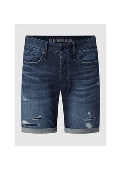 Szorty jeansowe z dodatkiem streczu model ‘Razor’ ze sklepu Peek&Cloppenburg  w kategorii Spodenki męskie - zdjęcie 135607222