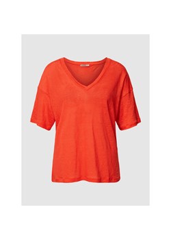 T-shirt z lnu model ‘Svennie’ ze sklepu Peek&Cloppenburg  w kategorii Bluzki damskie - zdjęcie 135607934