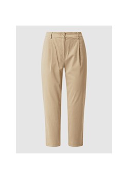 Spodnie z zakładkami w pasie z dodatkiem streczu model ‘Ilma’ ze sklepu Peek&Cloppenburg  w kategorii Spodnie damskie - zdjęcie 135610974