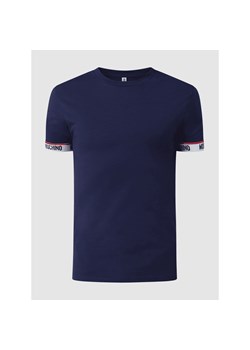 T-shirt z paskami z logo ze sklepu Peek&Cloppenburg  w kategorii T-shirty męskie - zdjęcie 135618950