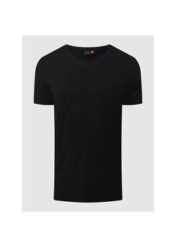 T-shirt z detalami z logo model ‘Venie’ ze sklepu Peek&Cloppenburg  w kategorii T-shirty męskie - zdjęcie 135622772