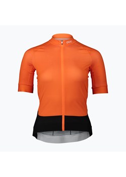 Koszulka rowerowa damska POC Essential Road pomarańczowa 53290 ze sklepu sportano.pl w kategorii Bluzki damskie - zdjęcie 135664833