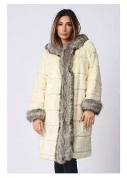 Płaszcz w kolorze kremowym ze sklepu Limango Polska w kategorii Płaszcze damskie - zdjęcie 135726992