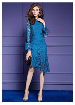 Sukienka w kolorze niebieskim ze sklepu Limango Polska w kategorii Sukienki - zdjęcie 135728222