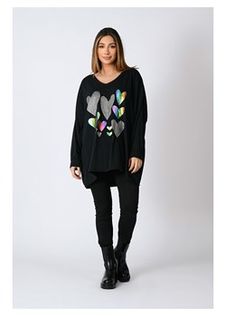 Sweter "Ava" w kolorze czarnym ze sklepu Limango Polska w kategorii Swetry damskie - zdjęcie 135728494