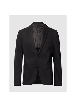 Marynarka na 2 guziki o kroju slim fit z lamowanymi kieszeniami ze sklepu Peek&Cloppenburg  w kategorii Marynarki męskie - zdjęcie 135813694