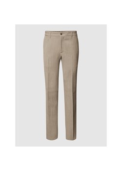 Spodnie materiałowe z fakturowanym wzorem model ‘Pantaloni’ ze sklepu Peek&Cloppenburg  w kategorii Spodnie męskie - zdjęcie 135813932