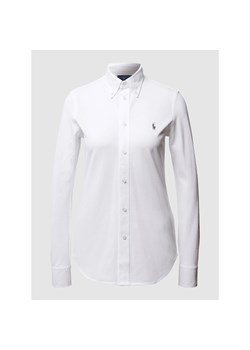 Bluzka o kroju skinny fit z piki ze sklepu Peek&Cloppenburg  w kategorii Koszule damskie - zdjęcie 135817744