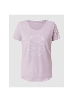 T-shirt z mieszanki bawełny i wiskozy ze sklepu Peek&Cloppenburg  w kategorii Bluzki damskie - zdjęcie 135819262