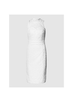 Troyden Collection sukienka na ślub cywilny mini elegancka bez rękawów dopasowana 