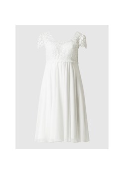 Sukienka ciążowa biała Luxuar Fashion elegancka 