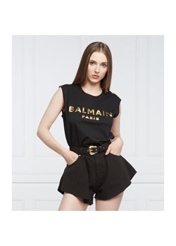 Balmain T-shirt | Regular Fit ze sklepu Gomez Fashion Store w kategorii Bluzki damskie - zdjęcie 135955624