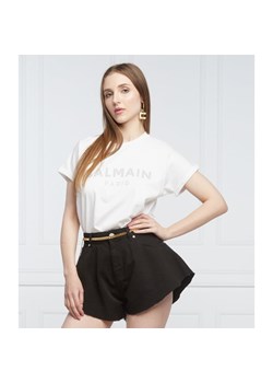 Balmain T-shirt | Regular Fit ze sklepu Gomez Fashion Store w kategorii Bluzki damskie - zdjęcie 135955802