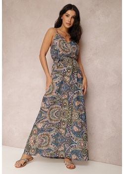 Niebieska Sukienka Sebesio ze sklepu Renee odzież w kategorii Sukienki - zdjęcie 135975164