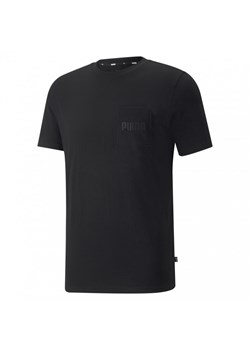 Męski t-shirt basic PUMA MODERN BASICS POCKET TEE ze sklepu Sportstylestory.com w kategorii T-shirty męskie - zdjęcie 136104793