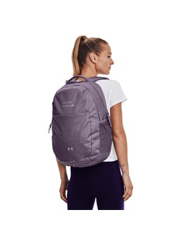 Damski plecak UNDER ARMOUR UA Hustle Signature Backpack - fioletowy ze sklepu Sportstylestory.com w kategorii Plecaki - zdjęcie 136105394
