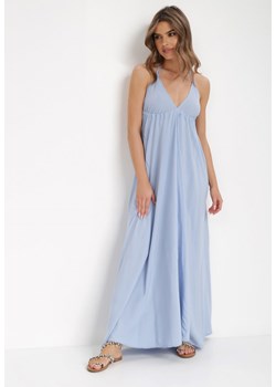Jasnoniebieska Sukienka Cilesilea ze sklepu Born2be Odzież w kategorii Sukienki - zdjęcie 136220390