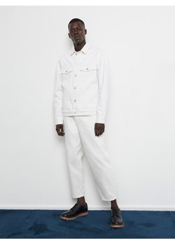Reserved - Jeansowa katana - Biały ze sklepu Reserved w kategorii Kurtki męskie - zdjęcie 136225041