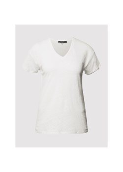T-shirt z lnu z dekoltem w serek ze sklepu Peek&Cloppenburg  w kategorii Bluzki damskie - zdjęcie 136299424