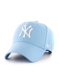 Czapka z daszkiem uniseks 47 BRAND New York Yankees - niebieska ze sklepu Sportstylestory.com w kategorii Czapki z daszkiem męskie - zdjęcie 136302142