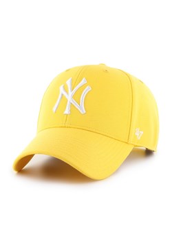 Czapka z daszkiem uniseks 47 BRAND New York Yankees - żółta ze sklepu Sportstylestory.com w kategorii Czapki z daszkiem męskie - zdjęcie 136302143