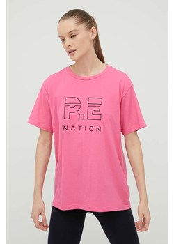 P.E Nation t-shirt bawełniany kolor fioletowy ze sklepu ANSWEAR.com w kategorii Bluzki damskie - zdjęcie 136353084