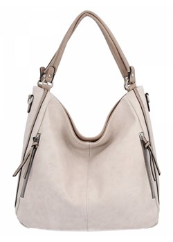 Uniwersalne Torebki Damskie XL firmy Hernan Beżowe (Kolory) ze sklepu PaniTorbalska w kategorii Torby Shopper bag - zdjęcie 136503521