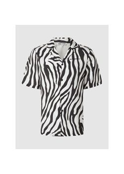 Koszula casualowa o kroju regular fit z mieszanki modalu z krótkim rękawem ze sklepu Peek&Cloppenburg  w kategorii Koszule męskie - zdjęcie 136666943